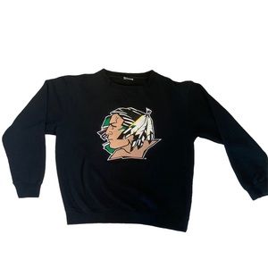 Vintage University of North Dakota fighting Sioux Crewneck size medium